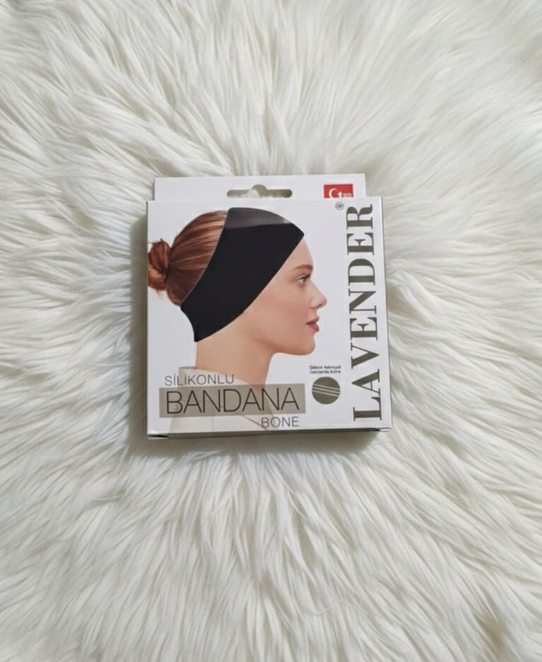 SİYAH LAVENDER BANDANA